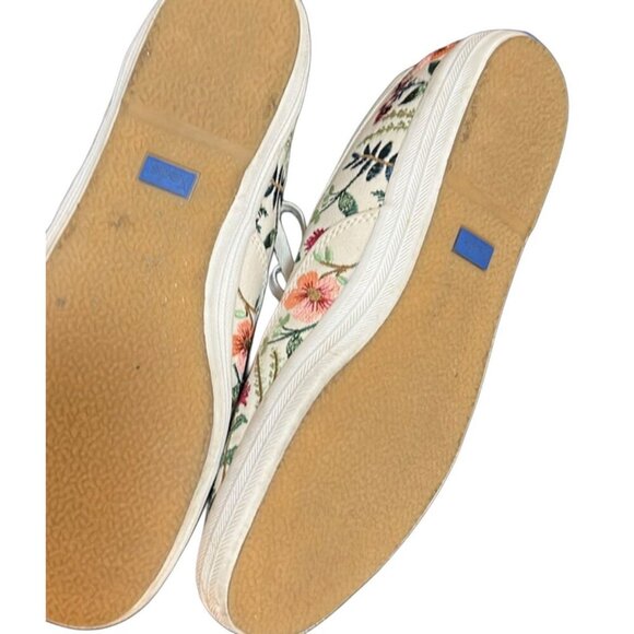 Keds x Rifle Paper Co. Embroidered Garden Party Floral Sneakers, Size 8.5, Boho - Picture 4 of 5